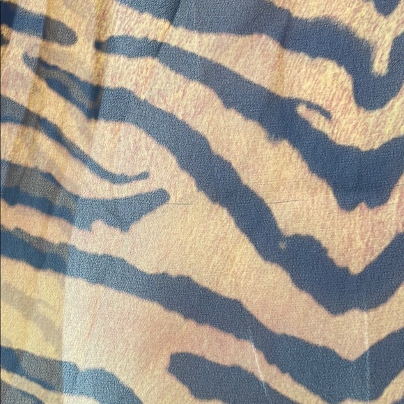 Adam Lippes Collective Tiger Print Mock Neck Blouse, 2 - Picture 11 of 15